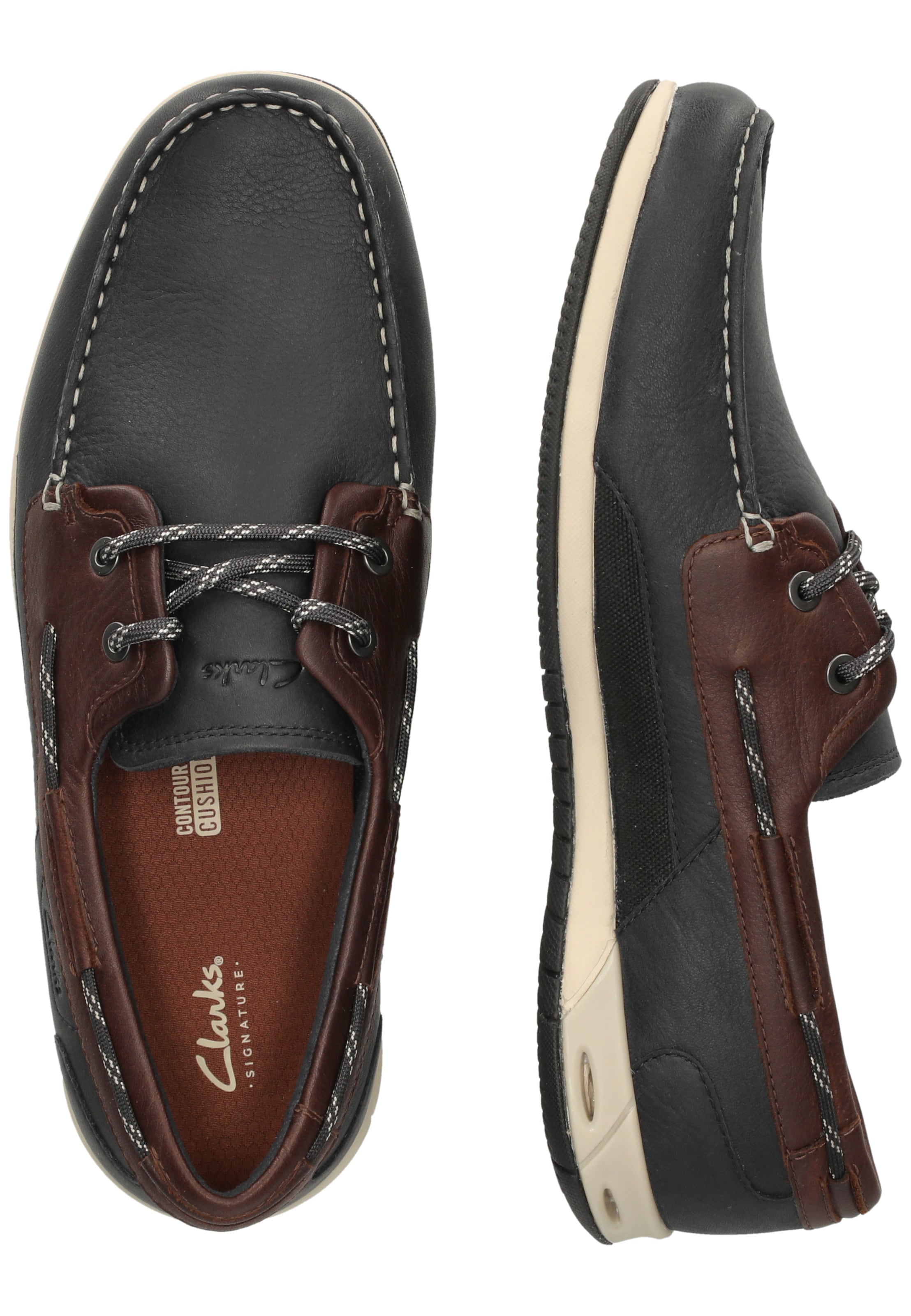 Chaussure à lacets 'Orson Harbour' CLARKS en bleu