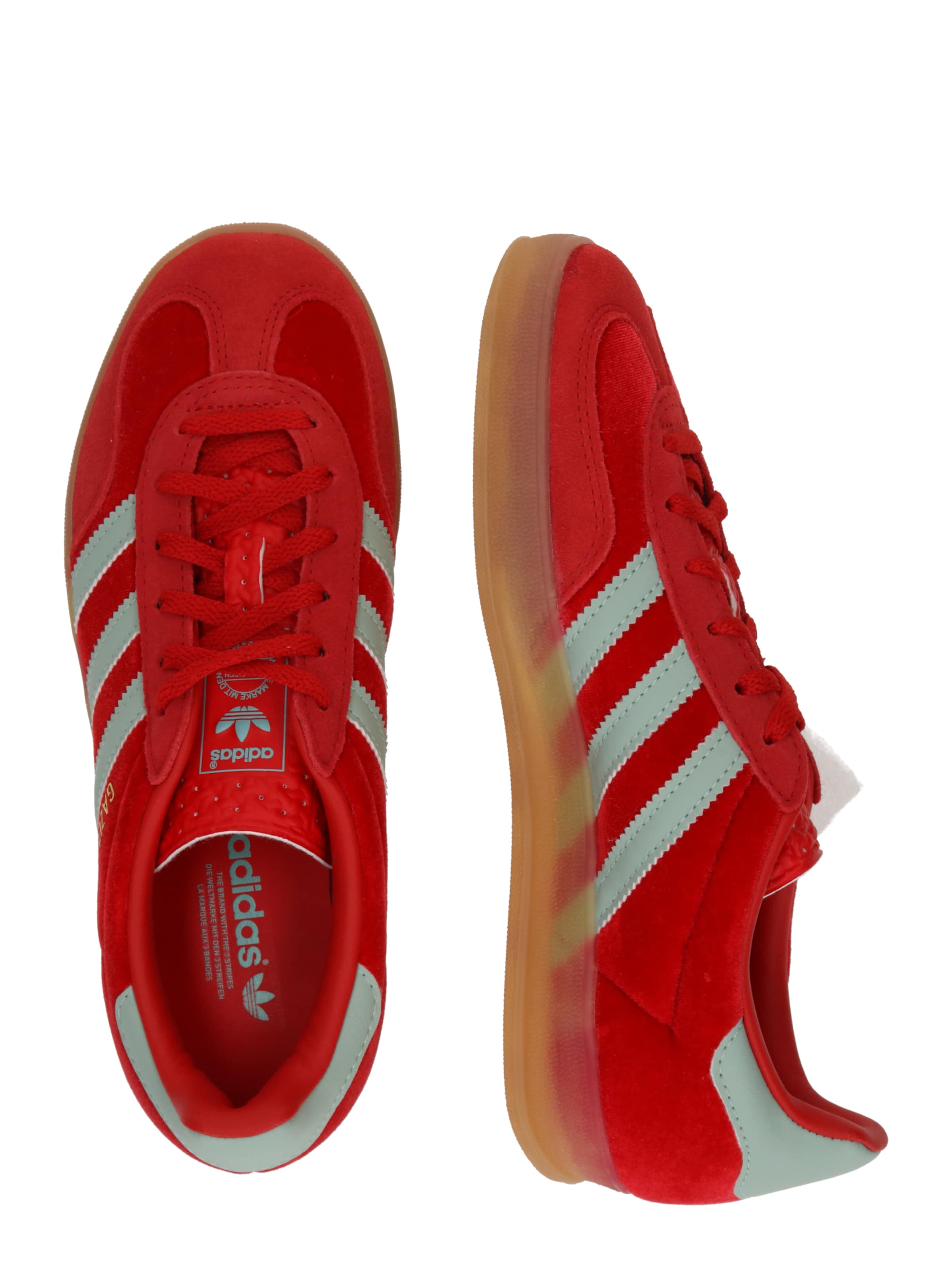 ADIDAS ORIGINALS Trampki niskie 'Gazelle' w kolorze czerwony