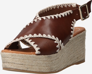 Billi Bi Sandal in Brown: front