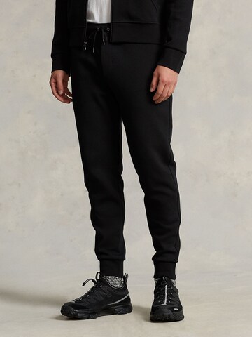 Tapered Pantaloni di Polo Ralph Lauren in nero: frontale