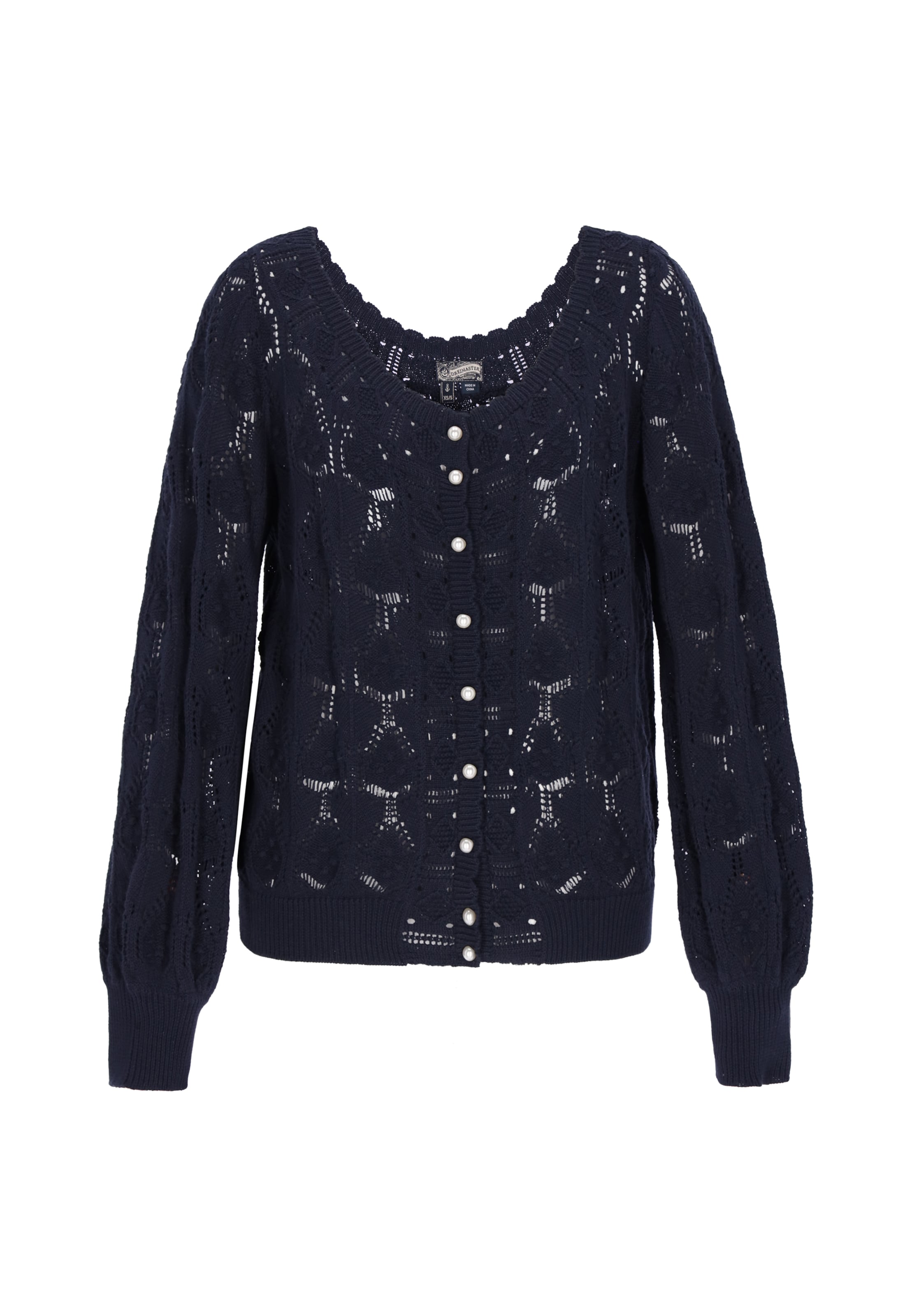 DreiMaster Vintage - Cárdigan en azul: frente