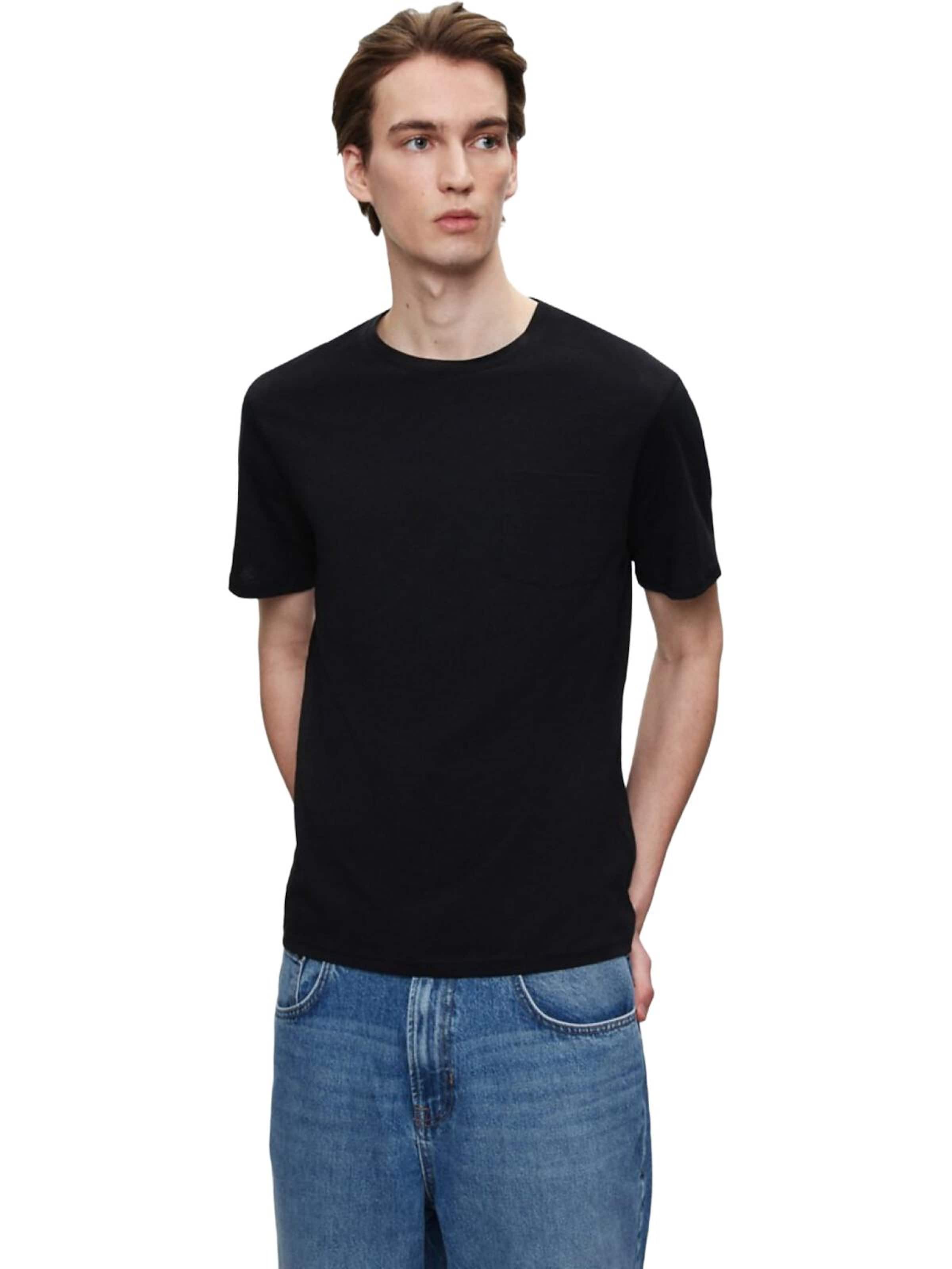 LTB Jeans - Camiseta 'LTB Jeans Herren Slub T-Shirt' en negro: frente