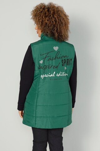 MIAMODA Vest in Green: front