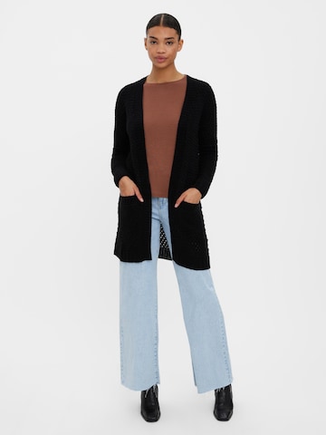 VERO MODA Knit Cardigan 'Esme' in Black