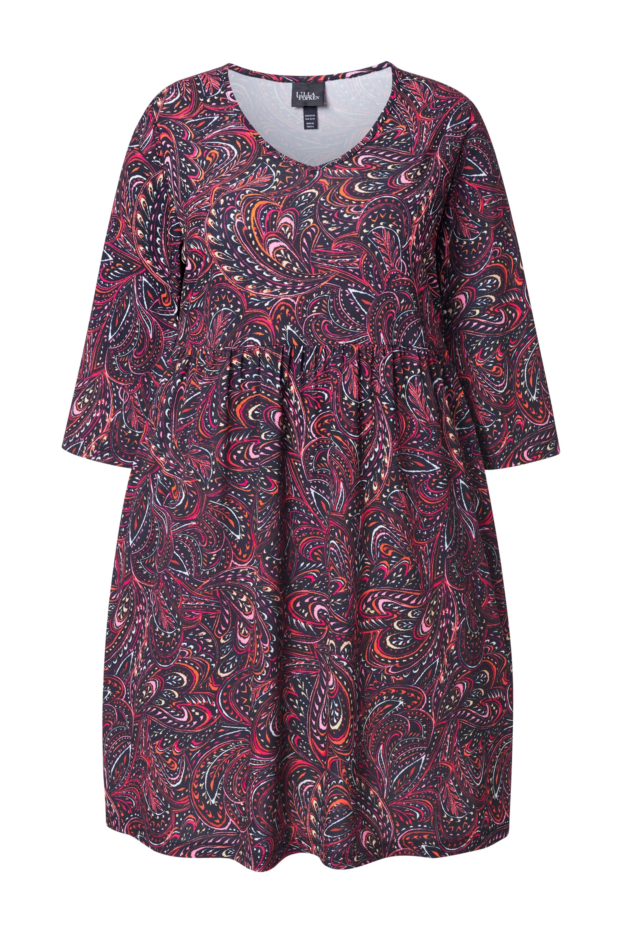 Ulla Popken Jurk in Gemengde kleuren: voorkant