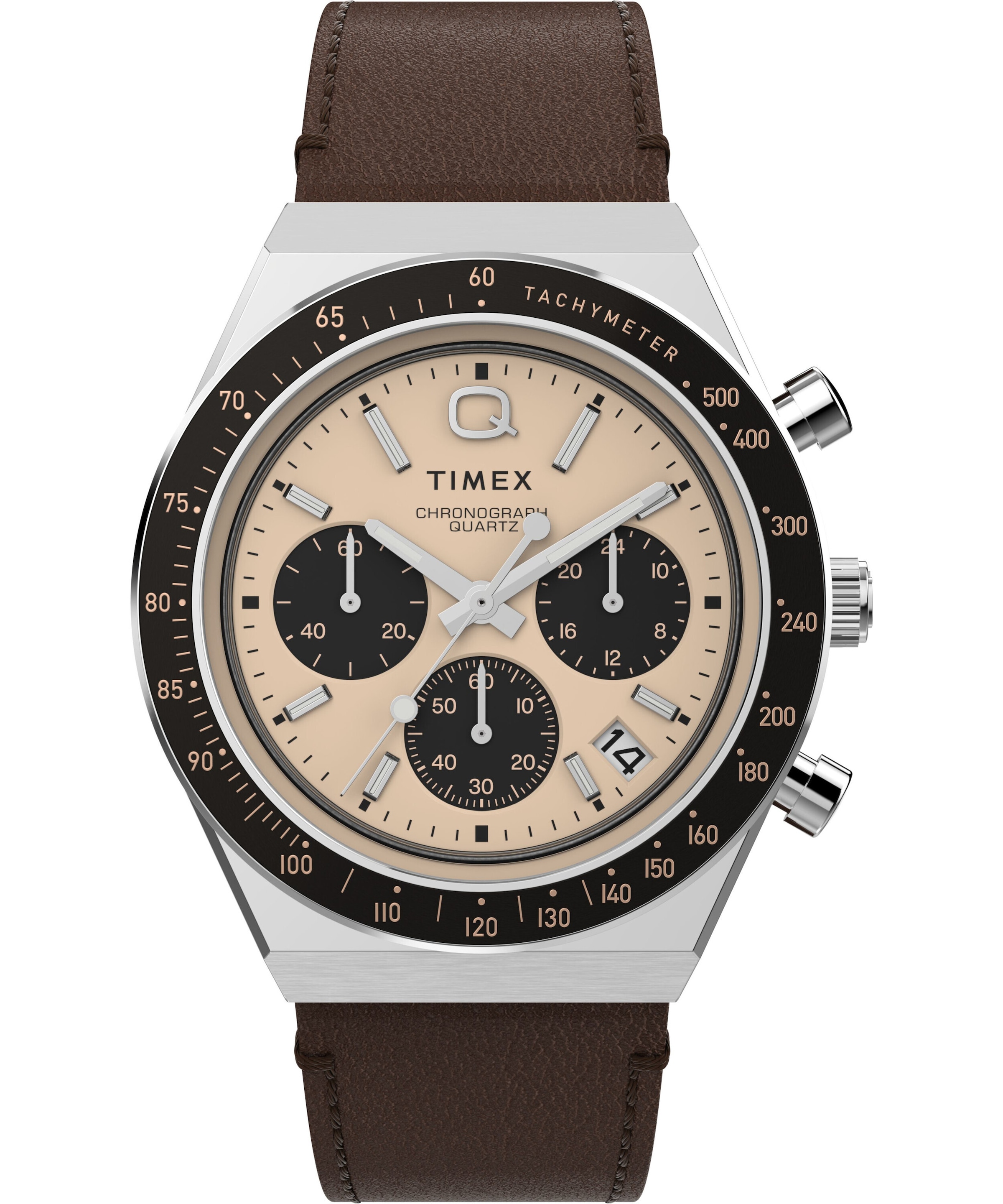 TIMEX Analog watch in Brown: front