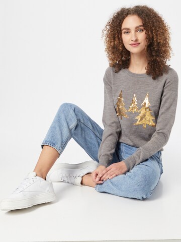 VERO MODA - Pullover 'SHINY FOREST' em cinzento