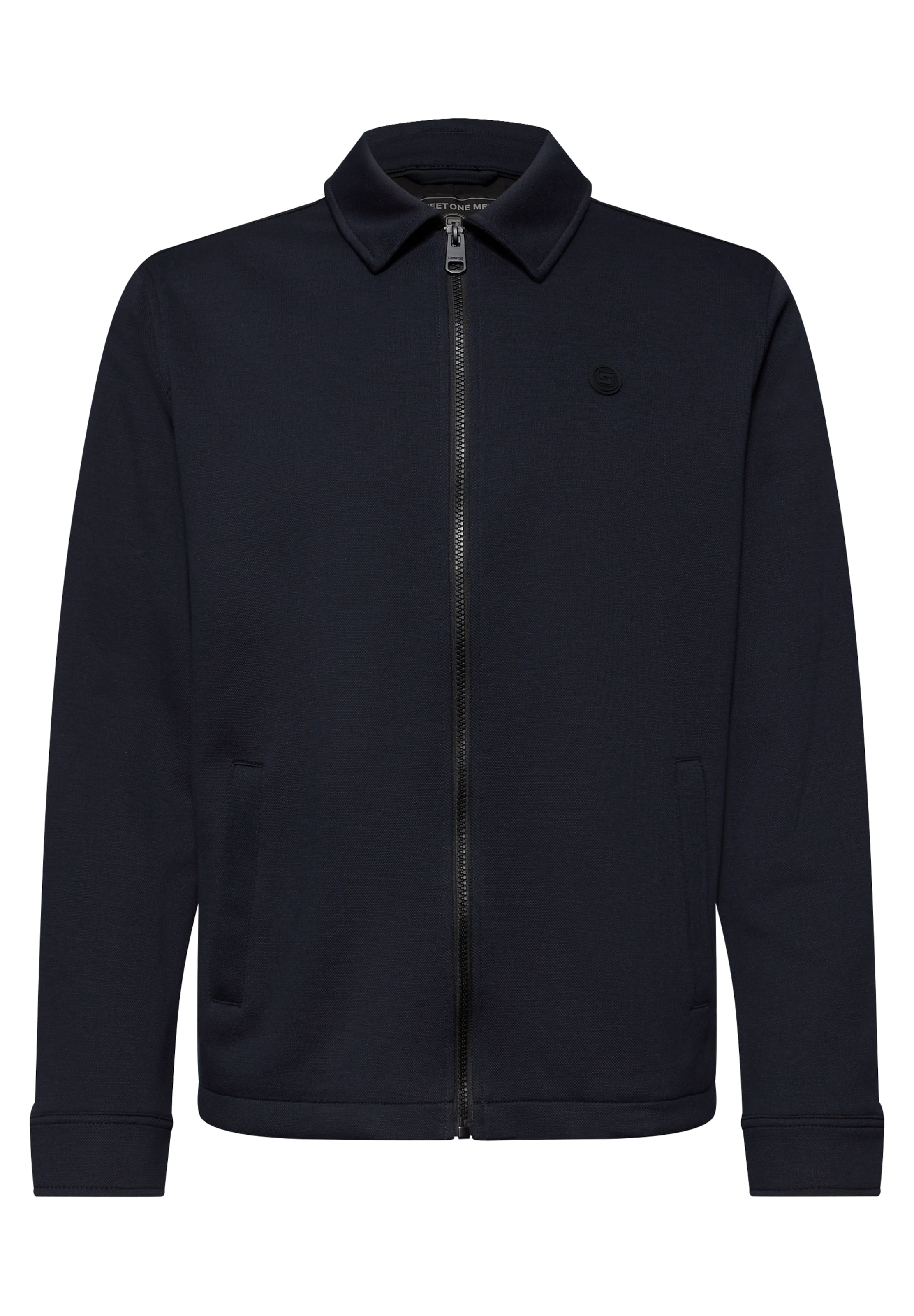 Street One MEN Between-Season Jacket 'Piqué' in Dark blue, Item view
