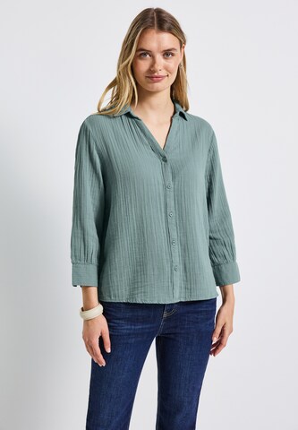 STREET ONE Blouse in Blue: front