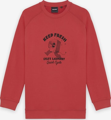 Sweat-shirt 'Keep Fresh' Lyle & Scott en rouge : devant