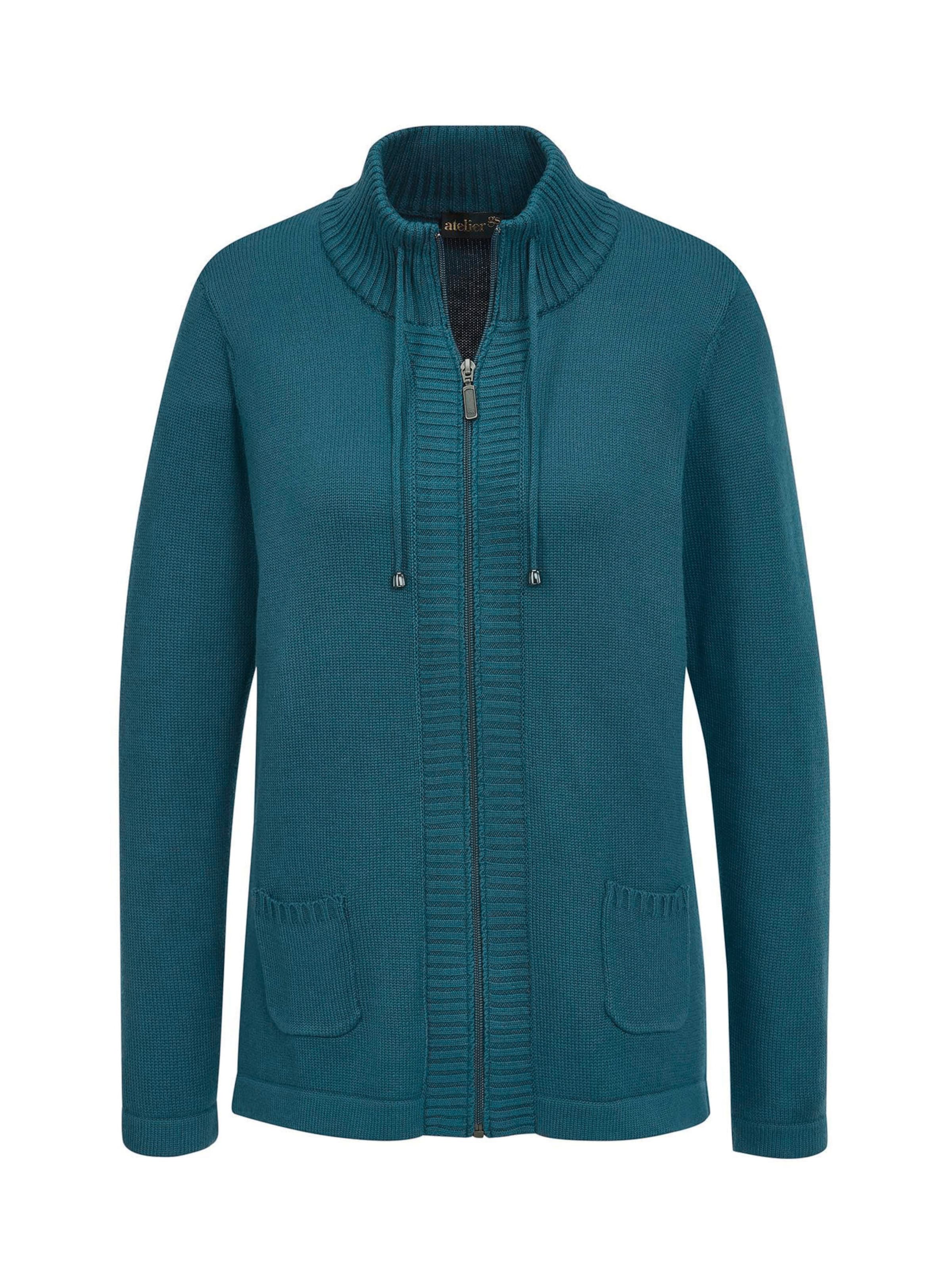Goldner Knit cardigan in M in Petrol, Item view