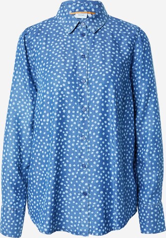 Camicia da donna 'VILNA' di NÜMPH in blu: frontale