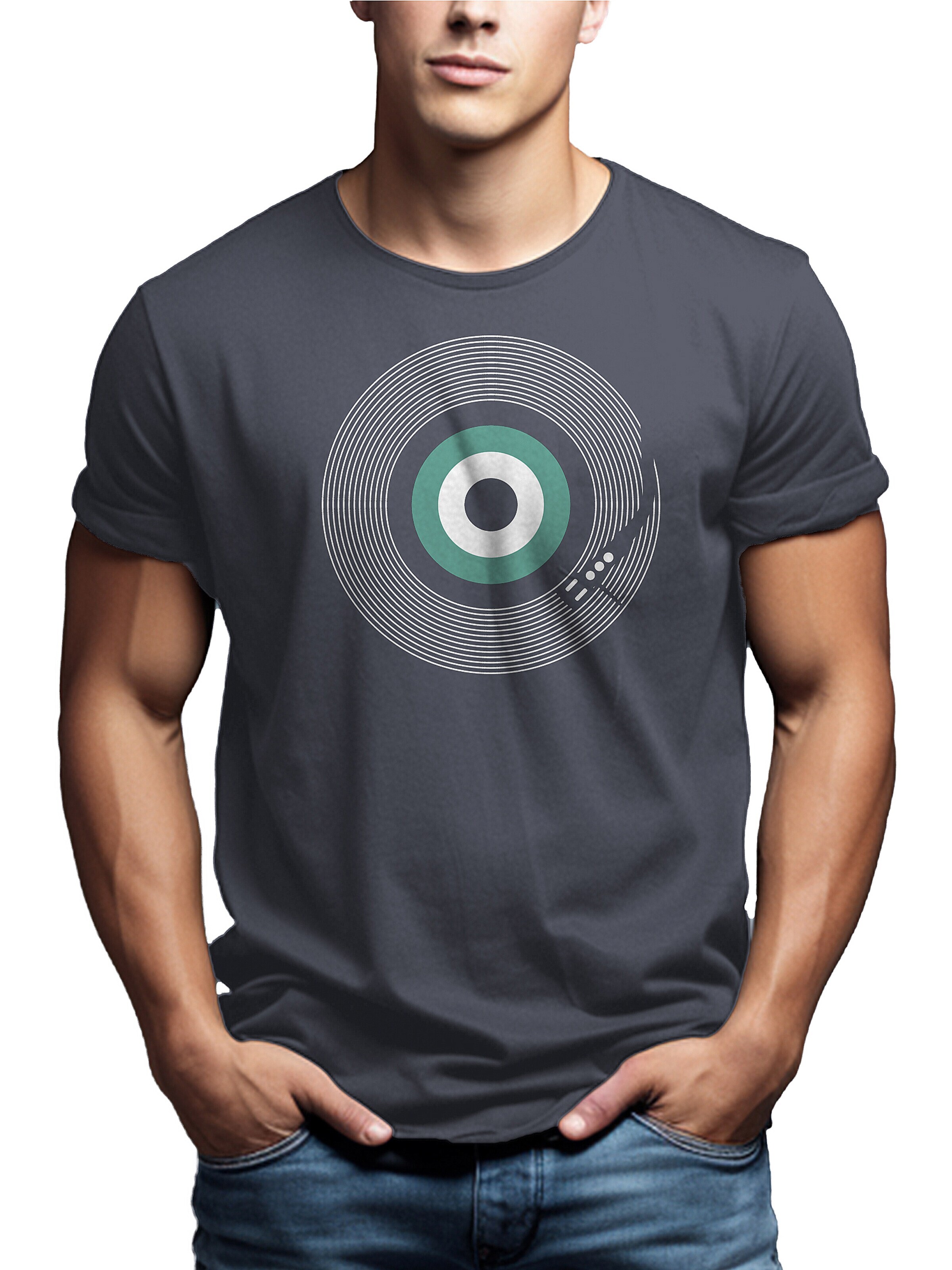 MAKAYA Shirt 'Final Track' in Grey