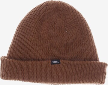 VANS Hat & Cap in One size in Brown: front