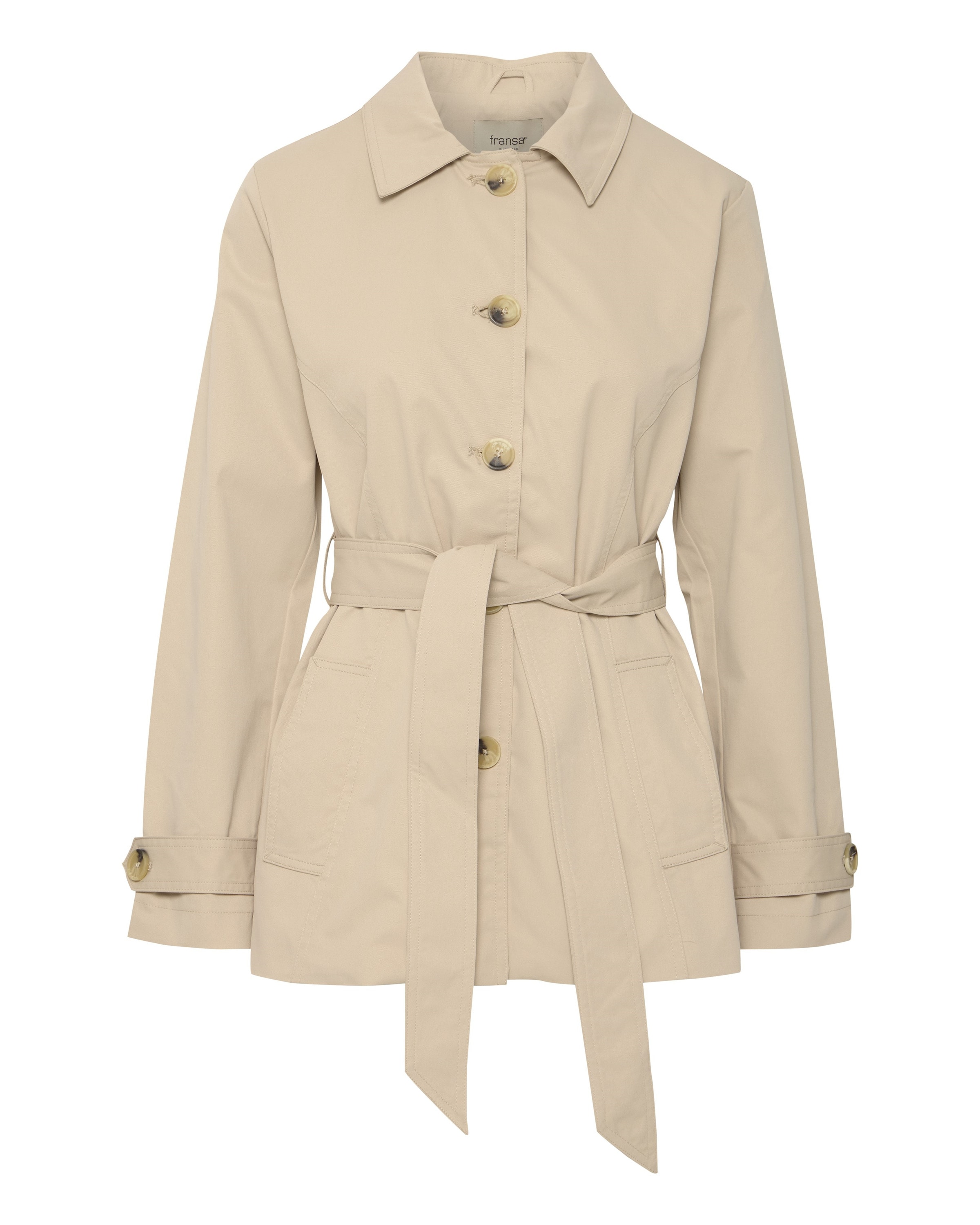 Fransa Tussenjas 'FRTRINA JA 1' in Beige: voorkant