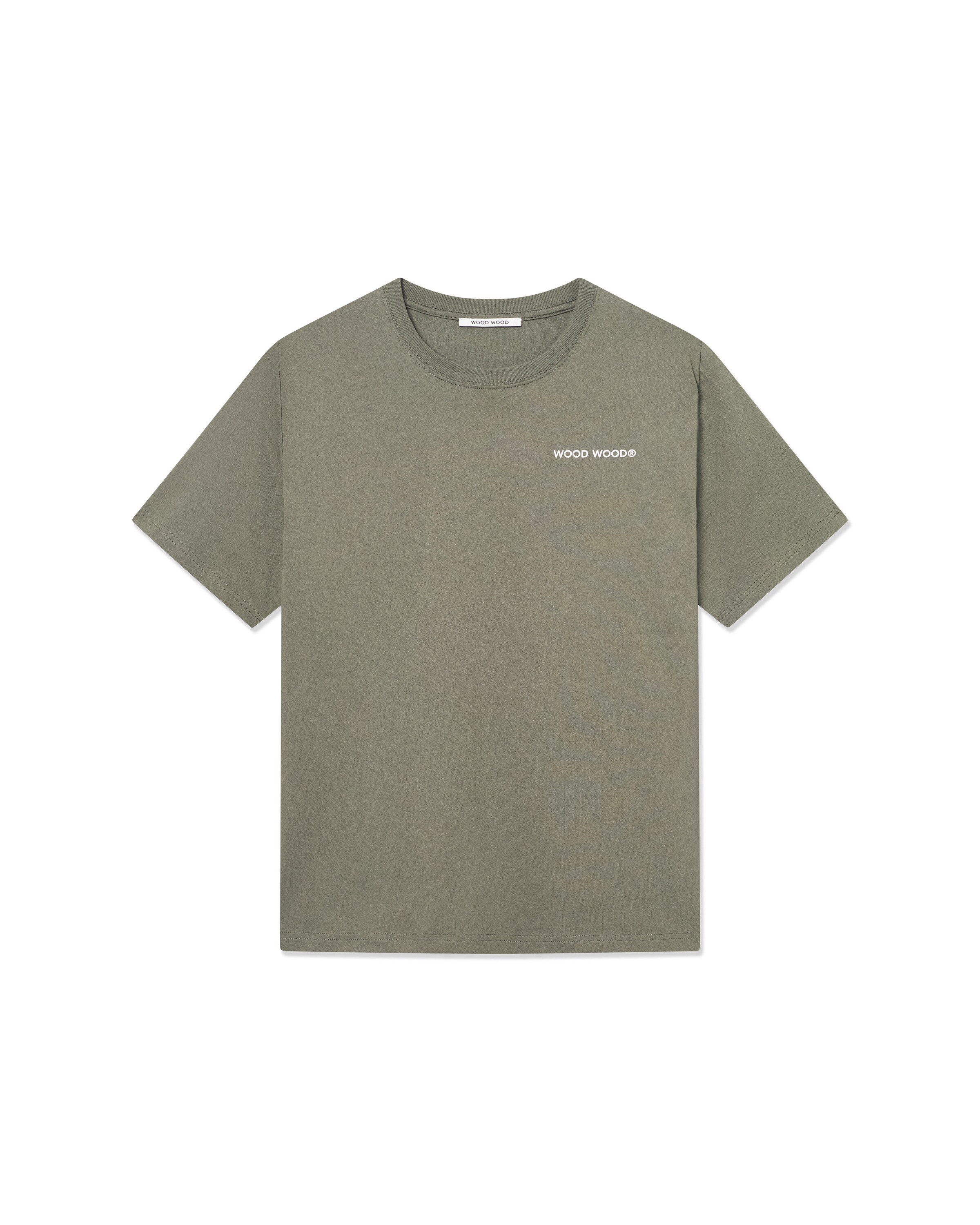 T-Shirt 'Bobby' WOOD WOOD en vert : devant