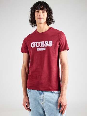 GUESS T-Shirt in Rot: Vorderseite