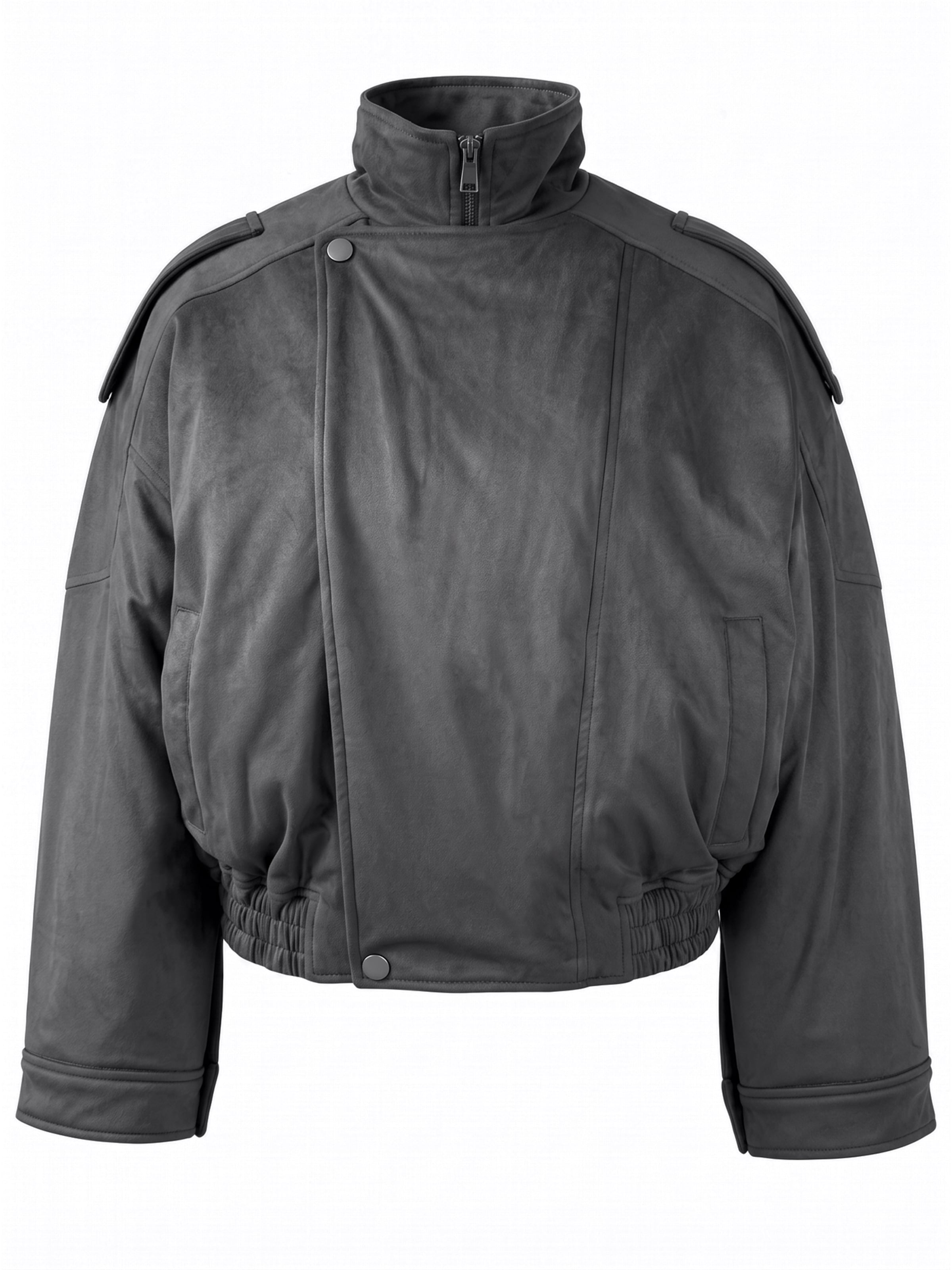 VERSTIQUE - Chaqueta de entretiempo en gris: frente