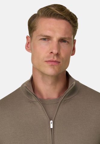 Boggi Milano Gebreid vest in Beige: voorkant