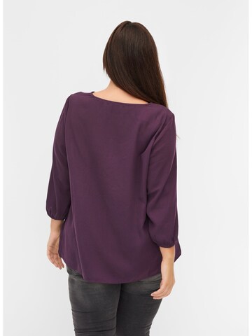 Zizzi Blouse 'ECARLA' in Purple