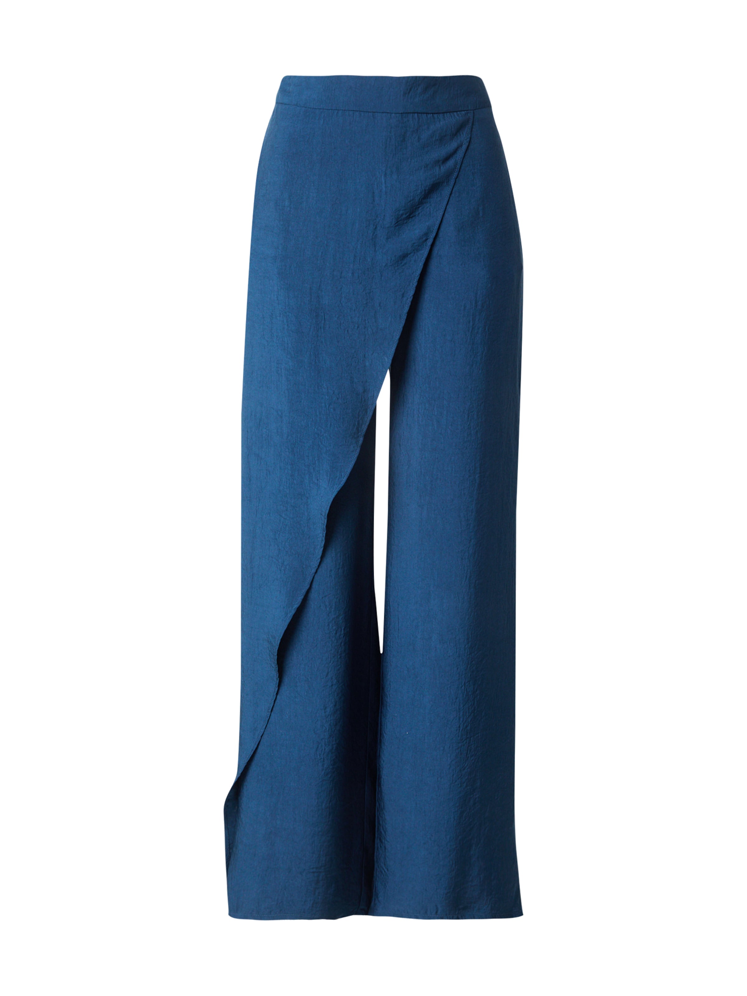 Wide leg Pantaloni de la MAX&Co. pe albastru: față