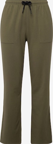 Ulla Popken Pants in Green: front