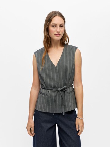OBJECT - Chaleco en gris: frente