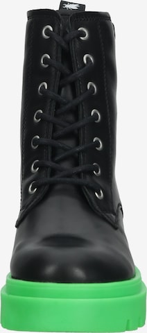 FLY LONDON Lace-Up Ankle Boots in Black