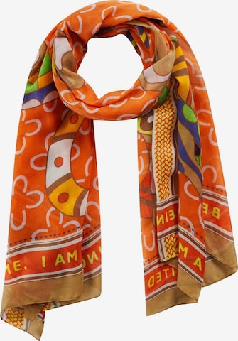 CODELLO Scarf in Orange: front