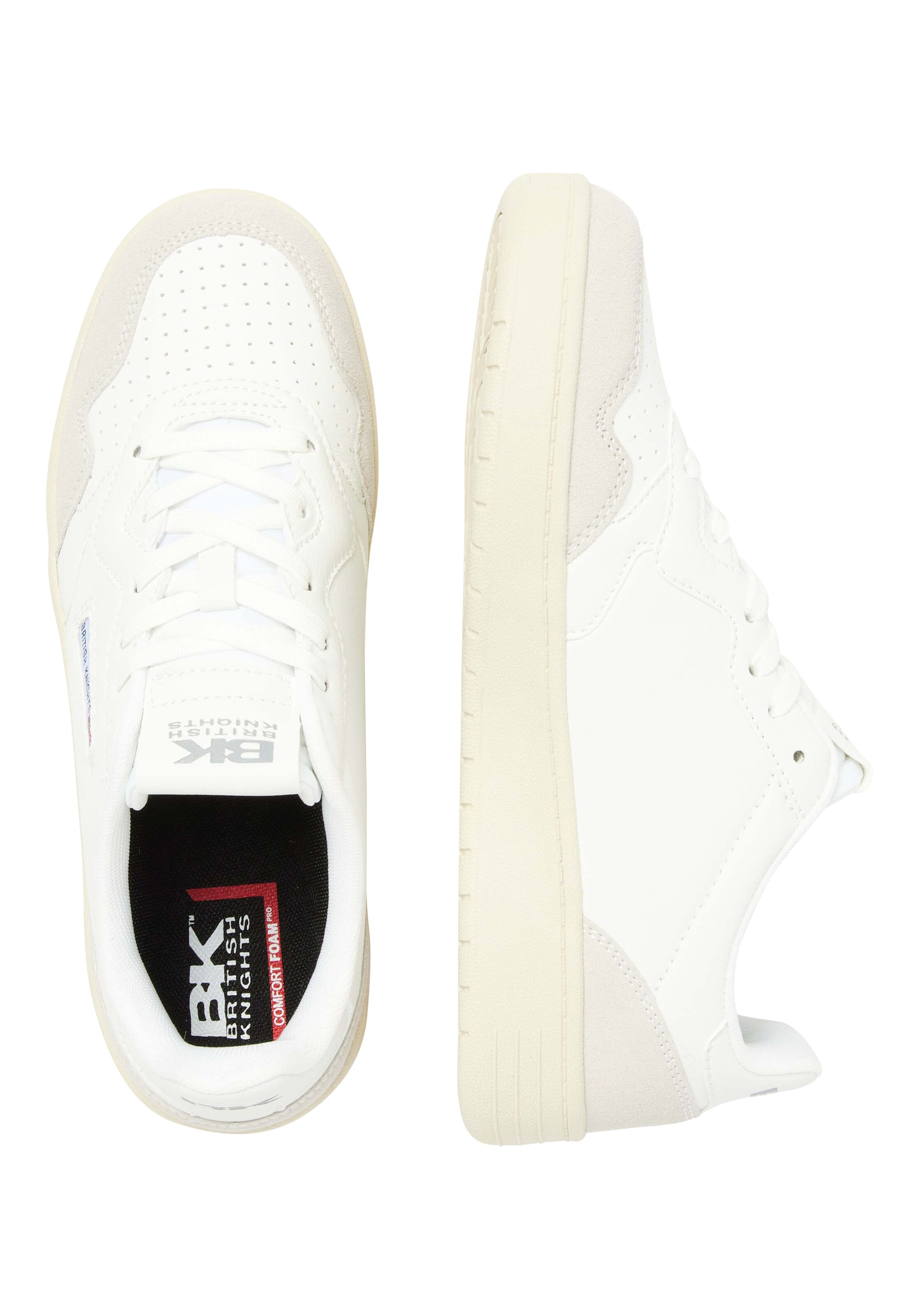 Sneaker bassa 'Noors' di BRITISH KNIGHTS in bianco