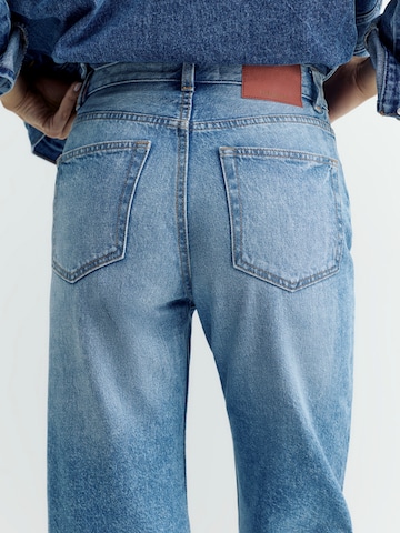 Pull&Bear Bő szár Farmer - kék