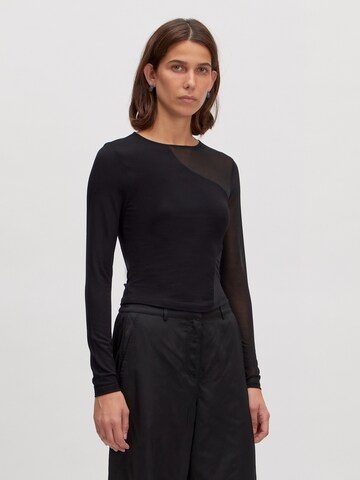 EDITED Shirt 'Isabelle' in Black: front
