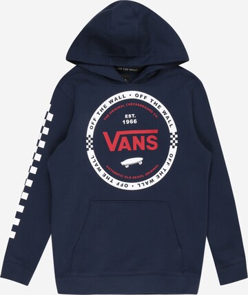 VANS Sweatshirt in Blue: front