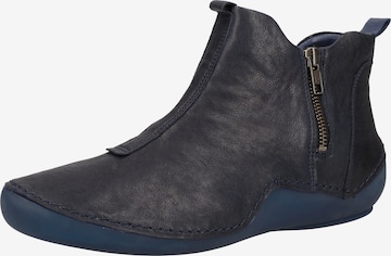 THINK! Booties in Blue: front