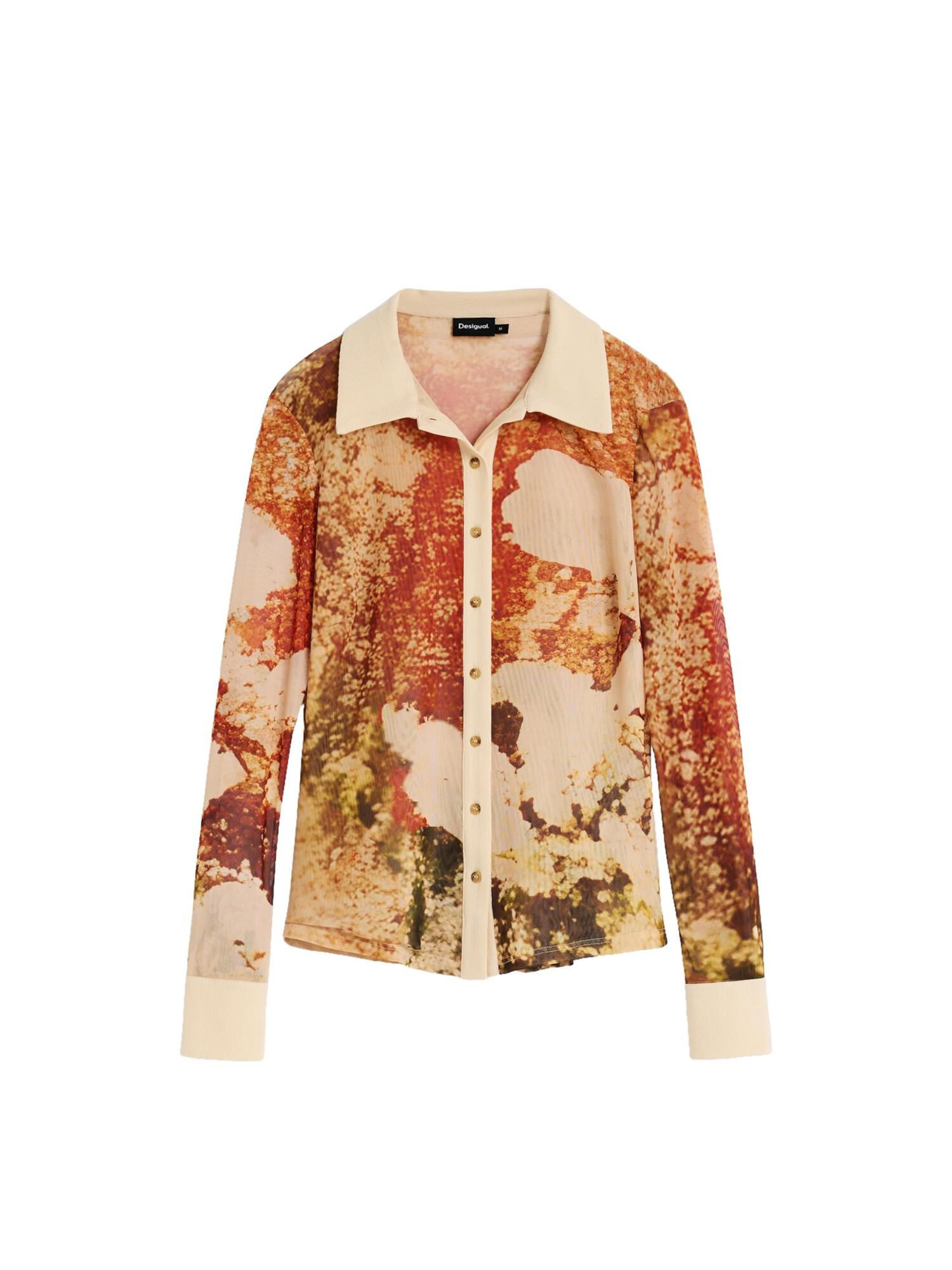 Camicia da donna di Desigual in marrone: frontale