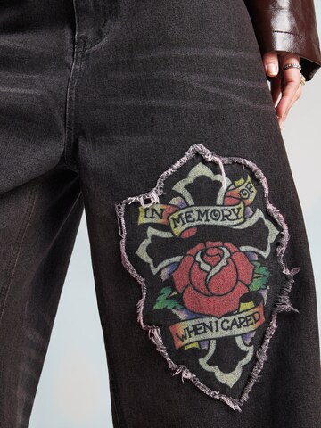 Ed Hardy Широкий Джинсы в Черный