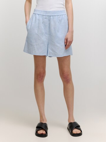 EDITED Loose fit Trousers 'Tarah' in Blue: front