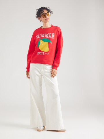 Felpa 'PCMaliah' di PIECES in rosso