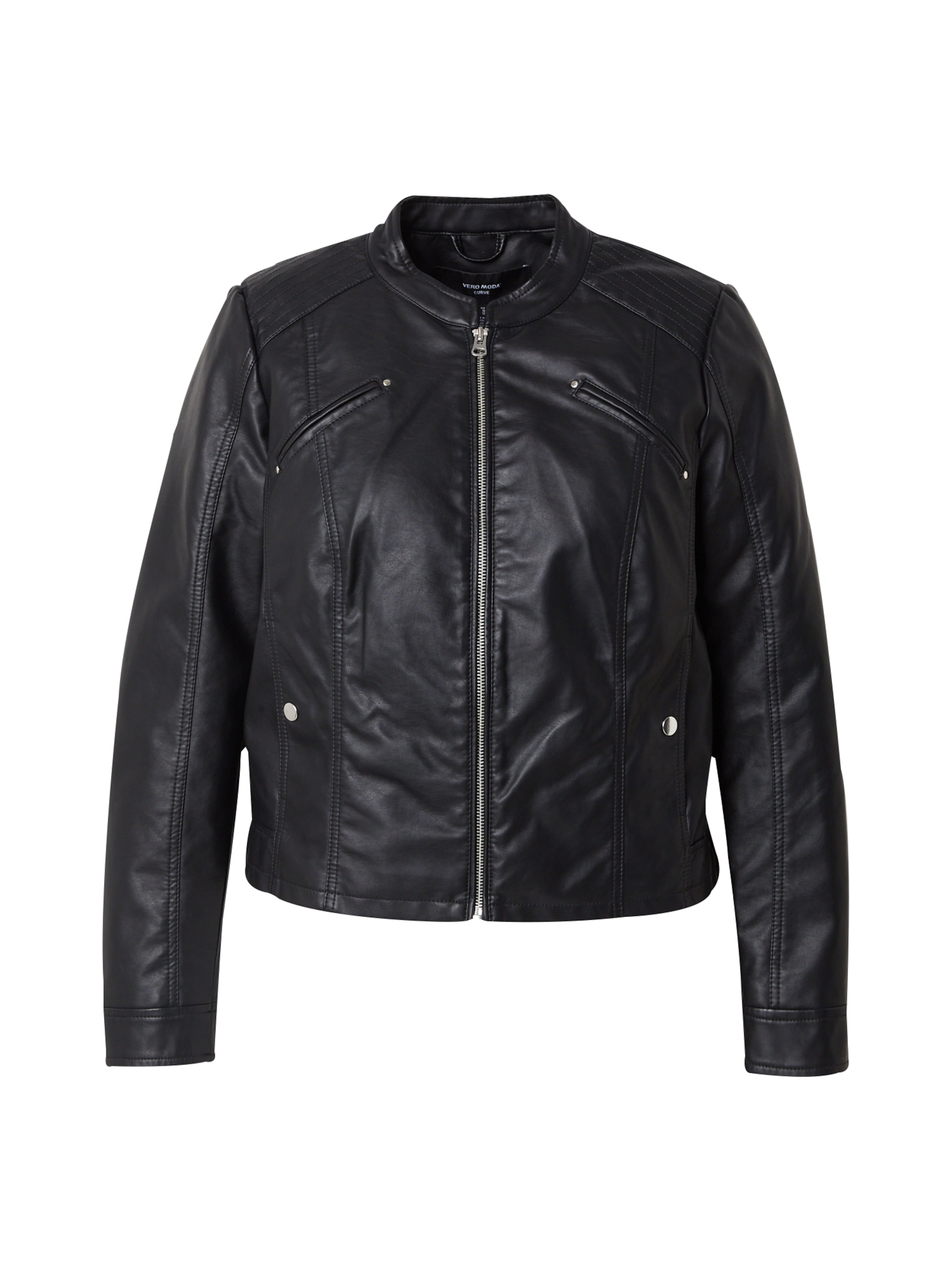 Vero Moda Curve - Chaqueta de entretiempo 'VMCFAVODONA' en negro: frente