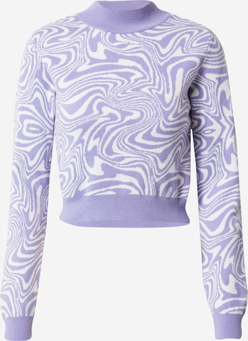 Tally Weijl Sweater in Purple: front