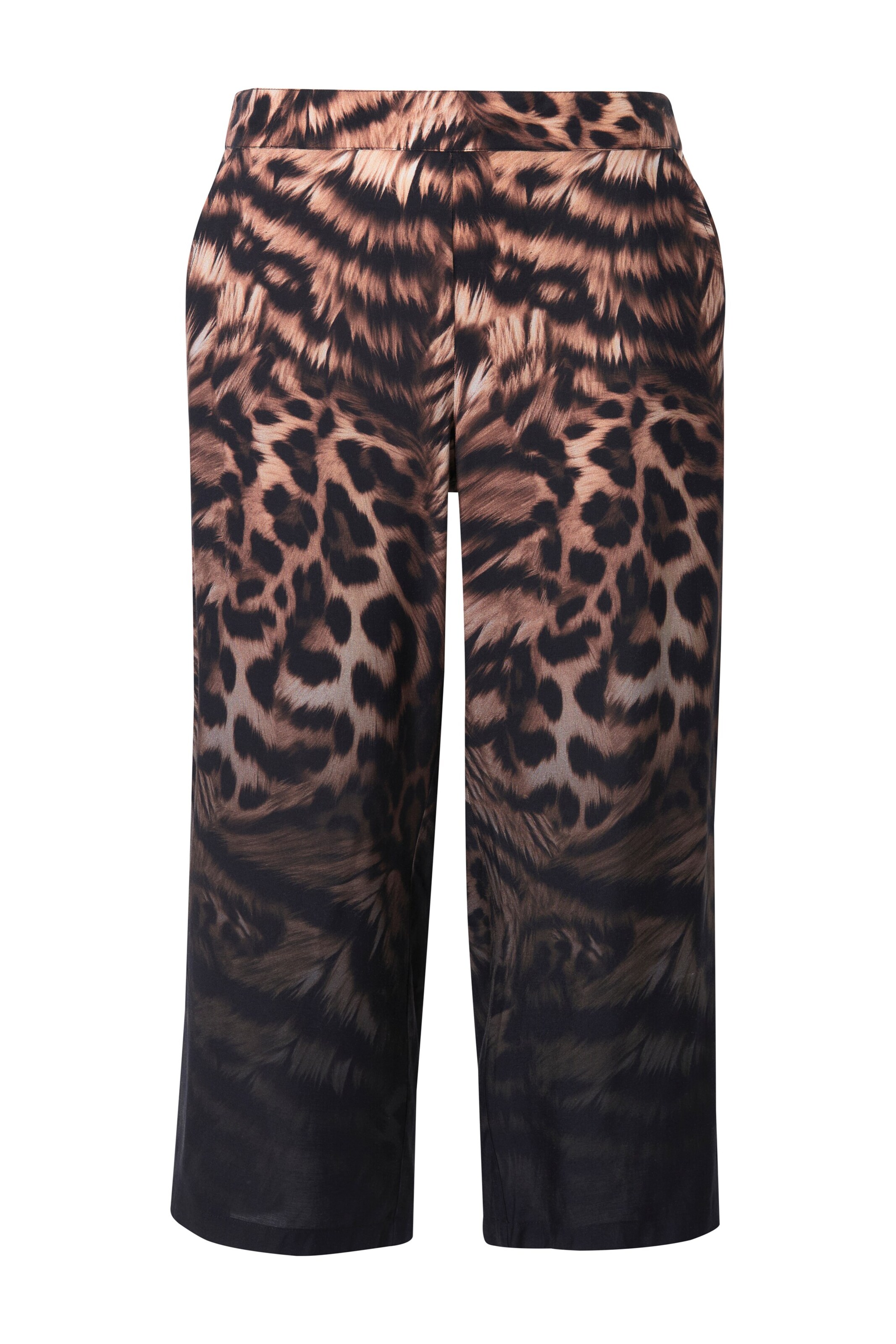 MIAMODA Wide leg Broek in Bruin: voorkant