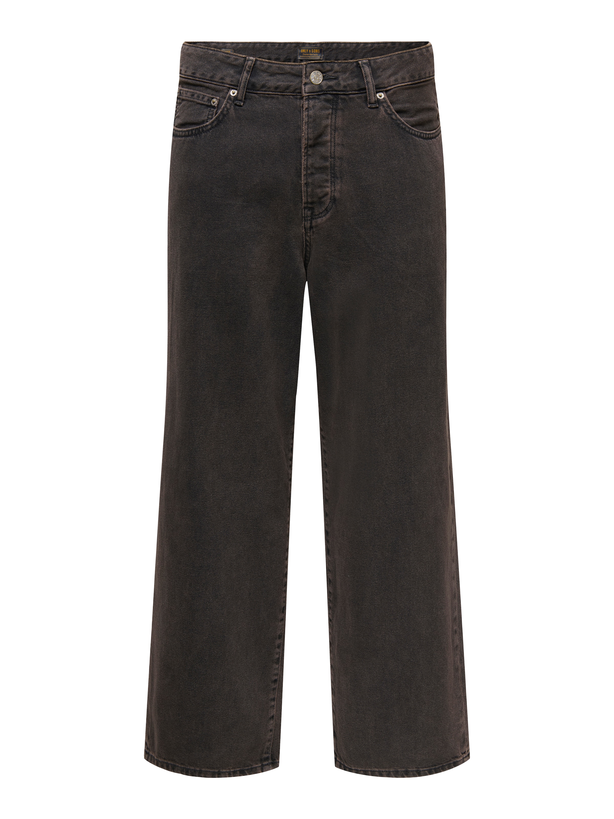 Wide leg Jeans 'ONSREMI' di Only & Sons in marrone: frontale