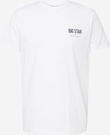 Big Star T-Shirt 'BRUNOMI' in Weiß: predná strana