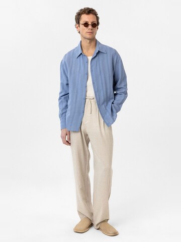 Antioch Comfort fit Button Up Shirt 'Cristiano' in Blue