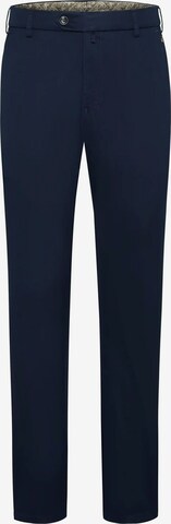 MEYER Regular Chino Pants 'Bonn' in Blue: front