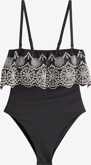 Next Uimapuku värissä musta / valkoinen, Tuotenäkymä