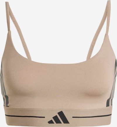 ADIDAS PERFORMANCE Urheilurintaliivit 'HYG' värissä cappuccino / musta, Tuotenäkymä