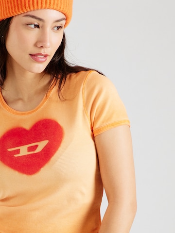 DIESEL Shirt 'ELE' in Oranje