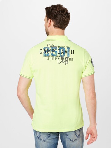 T-Shirt CAMP DAVID en jaune