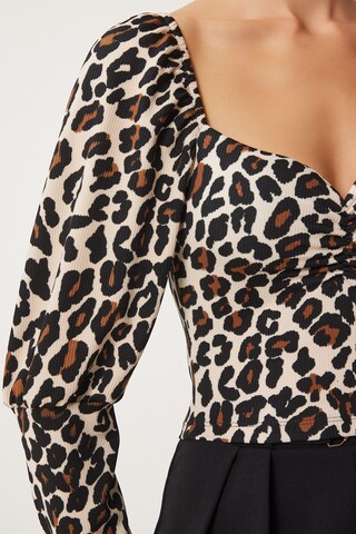 T-shirt Happiness İstanbul en beige